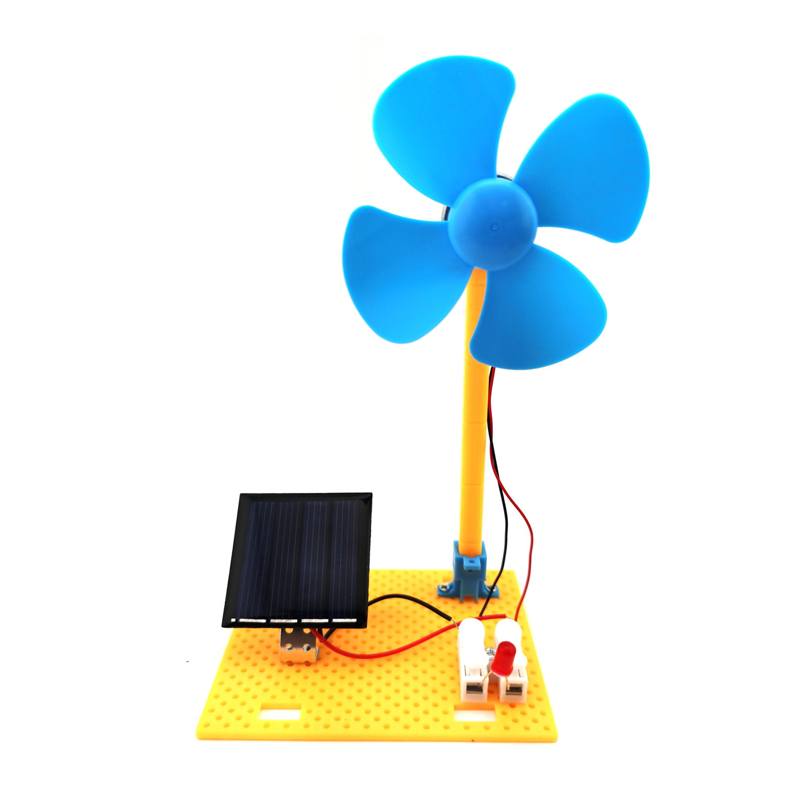 Science Max - 2ใน1พลังงานแสงอาทิตย์และ Wind ขับเคลื่อนพัดลมรุ่น DIY ชุดการทดลองวิทยาศาสตร์ของเล่นเด็กมือประกอบการศึกษาของขวัญ