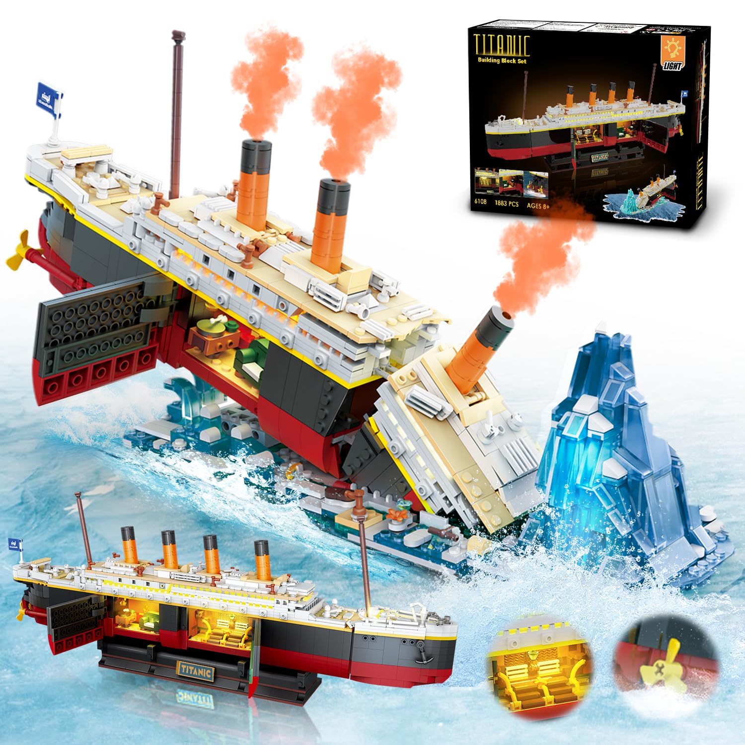 Science Olympiad - Titanic Building ชุด LED-2 in 1