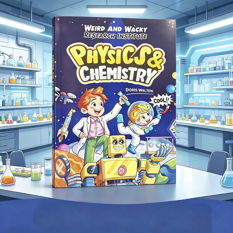 Science Nature - หนังสือการ์ตูนวิทยาศาสตร์สำหรับเด็กวัยเรียนรู้เบื้องต้น ฟิสิกส์ คימี ธรรมชาติศาสตร์ สำหรับเด็กชายและเด็กหญิง