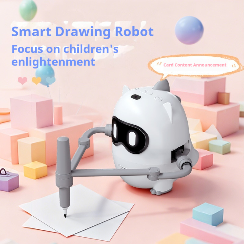 Science Robotics - หุ่นยนต์วาดภาพไดโนเสาร์อัจฉริยะ ของเล่นเสริมพัฒนาการเด็กเล็ก พร้อมการ์ดเสียงและระบบกระจายเสียง สำหรับเด็กวัยเตาะแตะและเด็กก่อนวัยเรียน