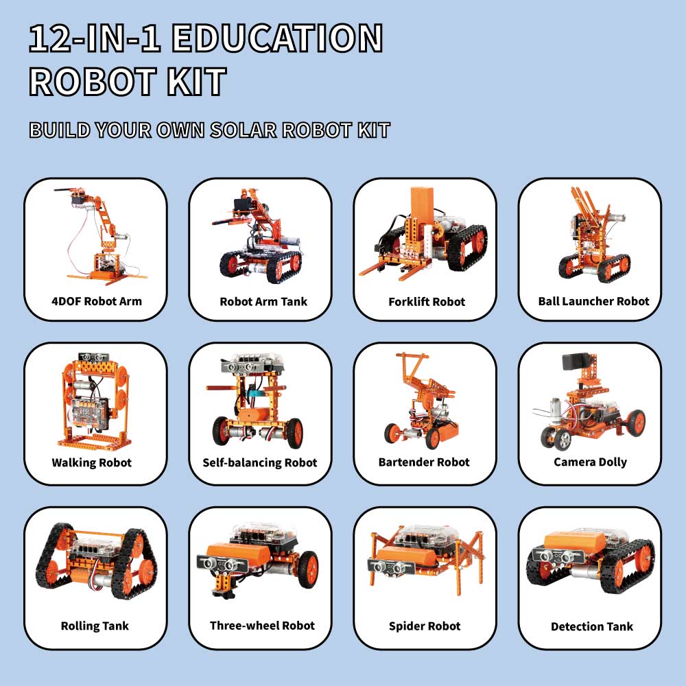 ชุดหุ่นยนต์ DIY แบบหลายโมเดลขั - Science Project Robot บทวิจารณ์และราคา