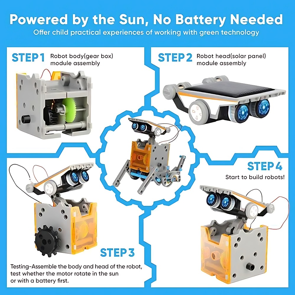 บล็อกตัวต่อหุ่นยนต์พลังงานแสงอ - Science Robotics บทวิจารณ์และราคา