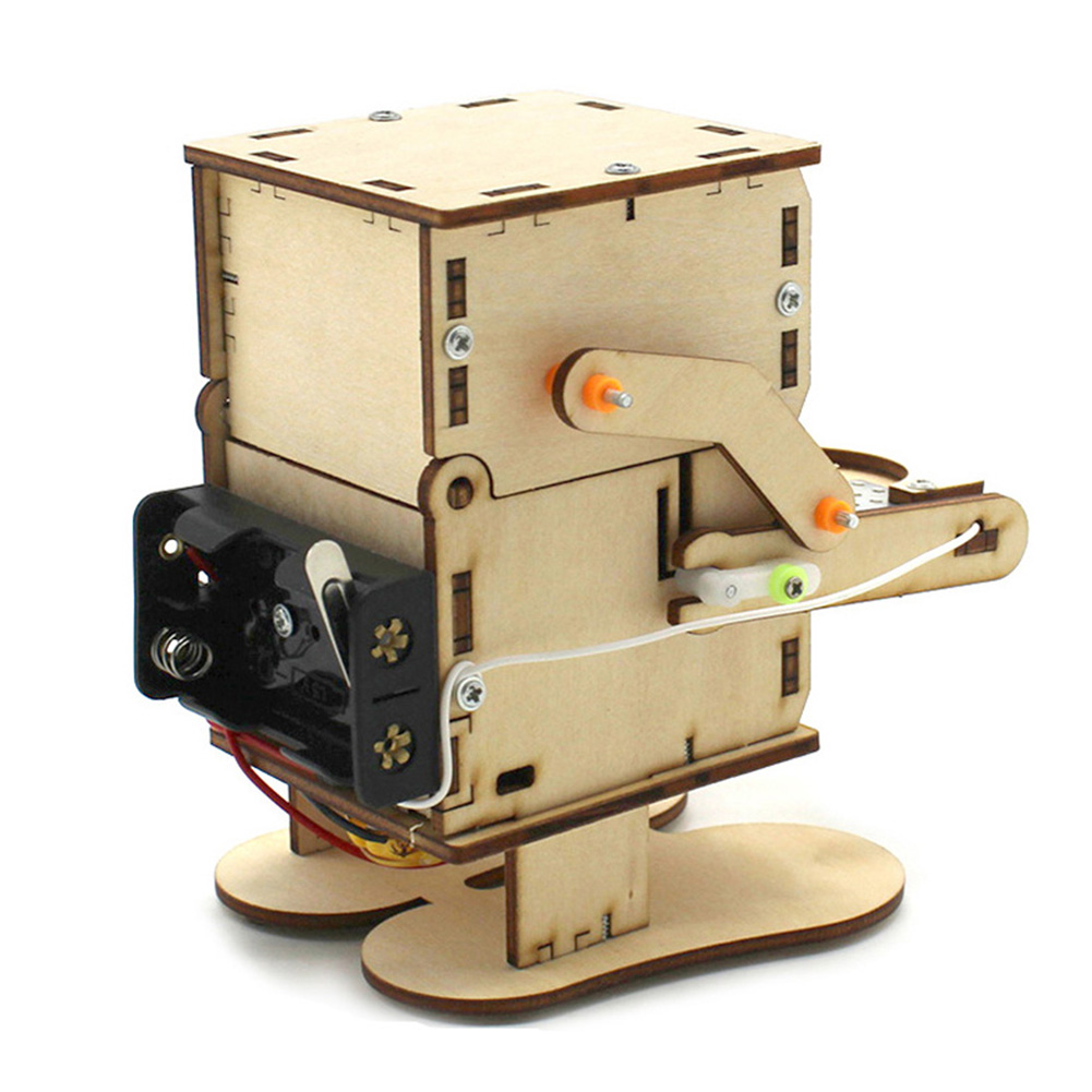 ชุดประกอบหุ่นยนต์กินเหรียญ DIY - Science Project Robot บทวิจารณ์และราคา