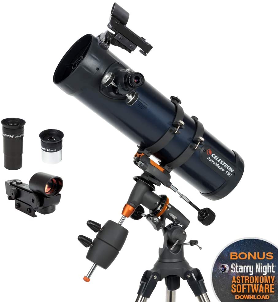 กล้องโทรทรรศน์เซเลสตรอน - Astr - Telescope Reflector 130 บทวิจารณ์และราคา