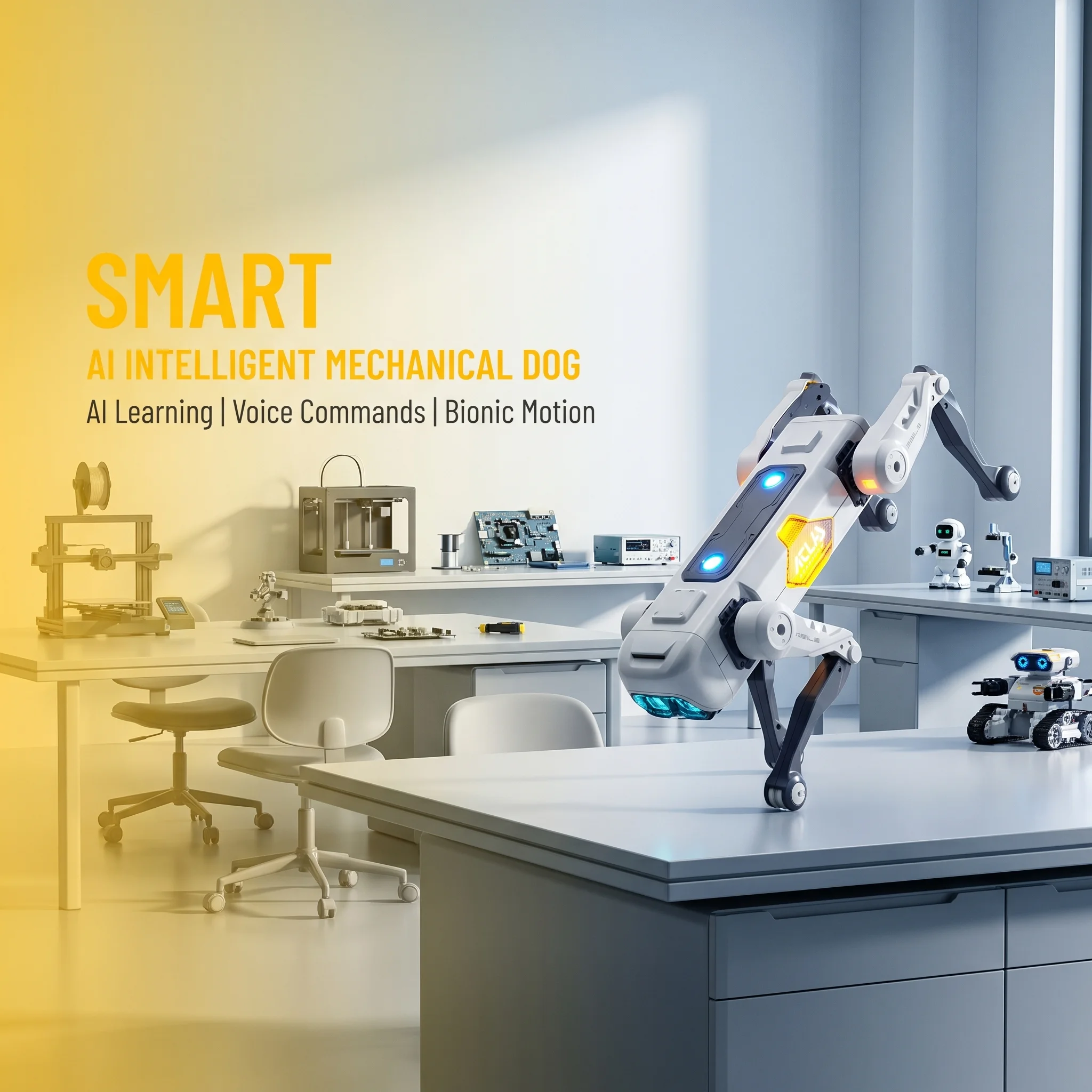 หุ่นยนต์สุนัขอัจฉริยะ AI ควบคุ - Science Robotics บทวิจารณ์และราคา