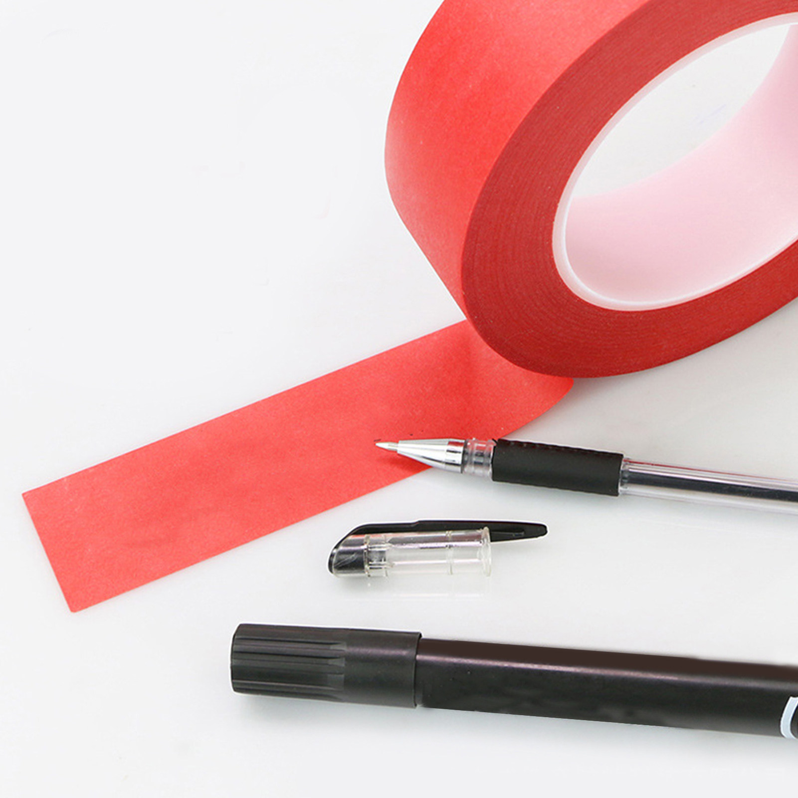 เทปกระดาษกาวสีแดง 3 ม้วน ทนควา - Science Project Diy บทวิจารณ์และราคา