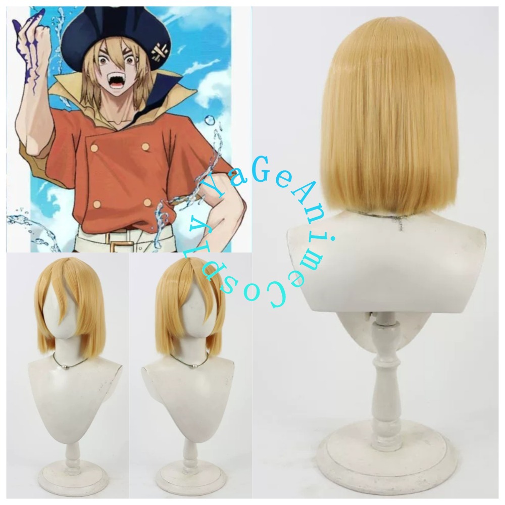 วิกผมคอสเพลย์ Dr. Stone Ryusui - Science Nature บทวิจารณ์และราคา