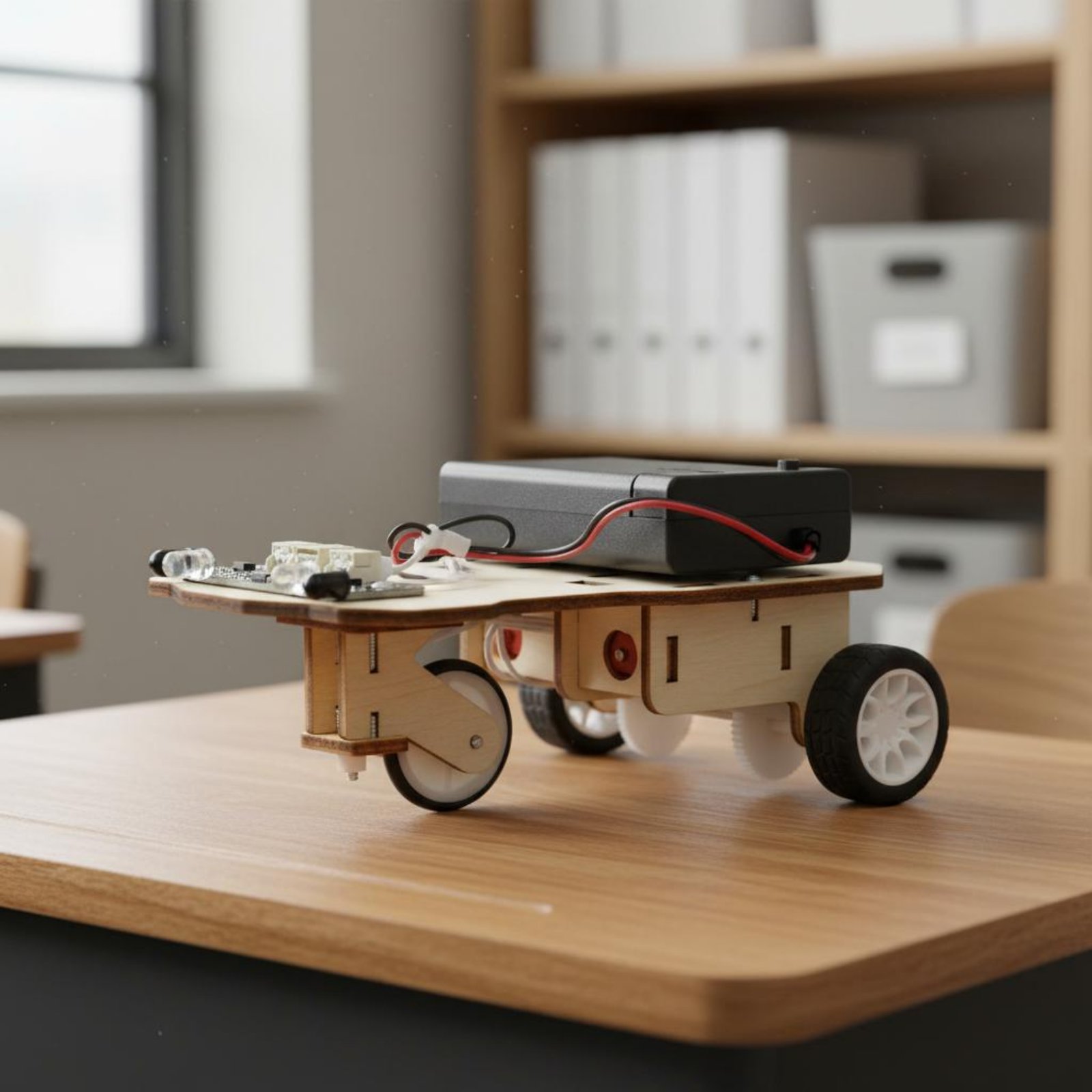 ชุดอุปกรณ์ยานยนต์อัจฉริยะไม้ ช - Science Robotics บทวิจารณ์และราคา