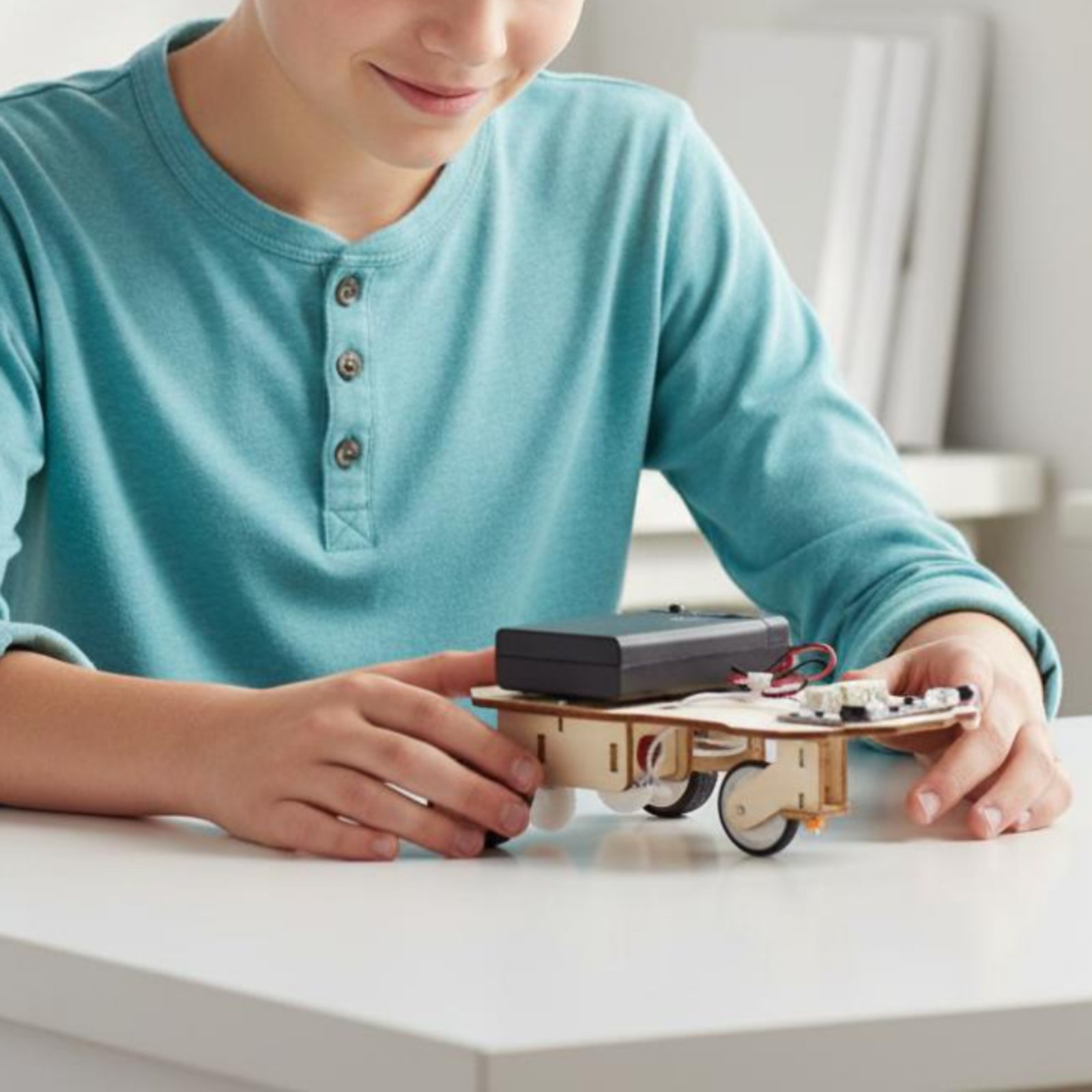 ชุดอุปกรณ์ยานยนต์อัจฉริยะไม้ ช - Science Robotics บทวิจารณ์และราคา